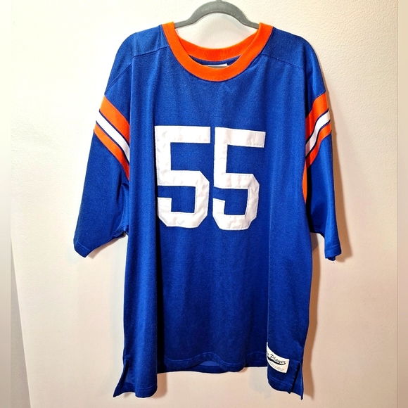 Pro Player Stadium Series Football Jersey #55 size XXL Blue/ Orange - Picture 1 of 9